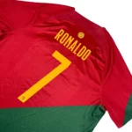 Maillot du Portugal 2022 23 Domicile Ronaldo 7