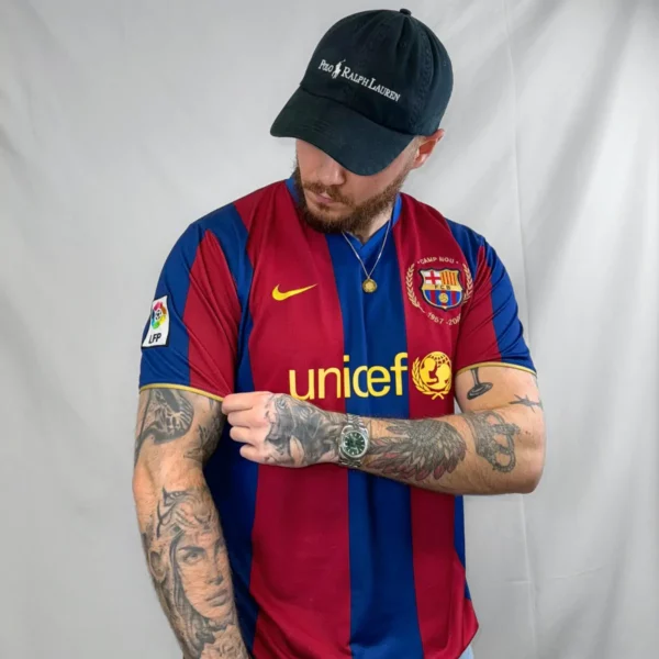 Maillot de Barcelone 2007 08 Domicile Ronaldinho 10