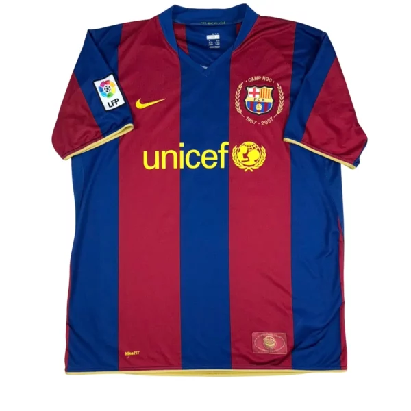 Maillot de Barcelone 2007 08 Domicile Ronaldinho 10