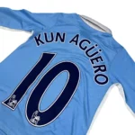 Maillot de Manchester City 2015 16 Domicile Kun Agüero 10