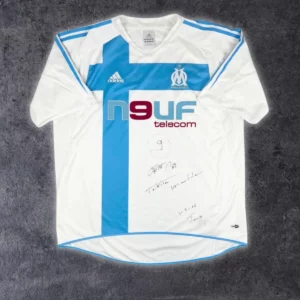 Maillot de l'OM 2004 05 Domicile SIGNÉ MAOULIDA