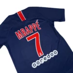 Maillot du PSG 2018 19 Domicile Mbappé 7