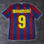 Maillot de Barcelone 2009 10 Domicile Ibrahimović 9
