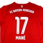 Maillot du Bayern Munich 2022 23 Domicile Mané 17