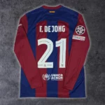 Maillot de Barcelone 2023 24 Domicile F. De Jong 21