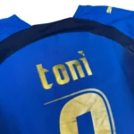 Maillot de l'Italie 2006 07 Domicile Toni 9
