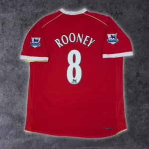 Maillot de Manchester United 2006 07 Domicile Rooney 8