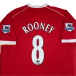 Maillot de Manchester United 2006 07 Domicile Rooney 8
