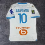 Maillot de l'OM 2023 24 Domicile Aubameyang 10