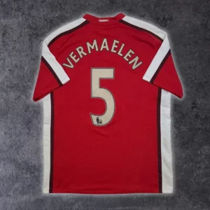 2008/10 Arsenal Domicile - Vermaelen 5 (L)