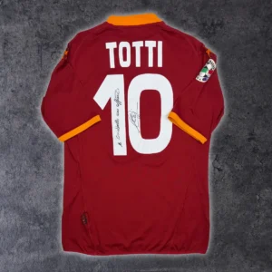 2007/08 AS Roma Domicile - Totti 10 *SIGNÉ* (XL)