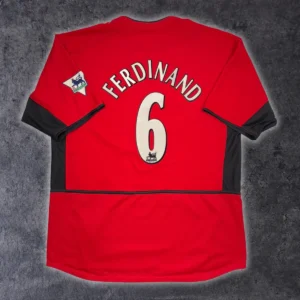 2002/04 Manchester United Domicile - Ferdinand 6 (XL)