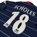 1999/00 Manchester United Extérieur - Scholes 18 (L) – Image 6