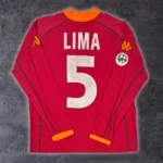 2001/02 AS Roma Domicile - Lima 5 *PRÉPARÉ / PORTÉ* (2XL)
