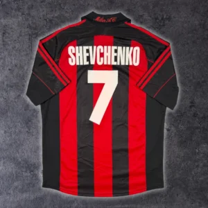 2000/02 AC Milan Domicile - Shevchenko 7 (L)