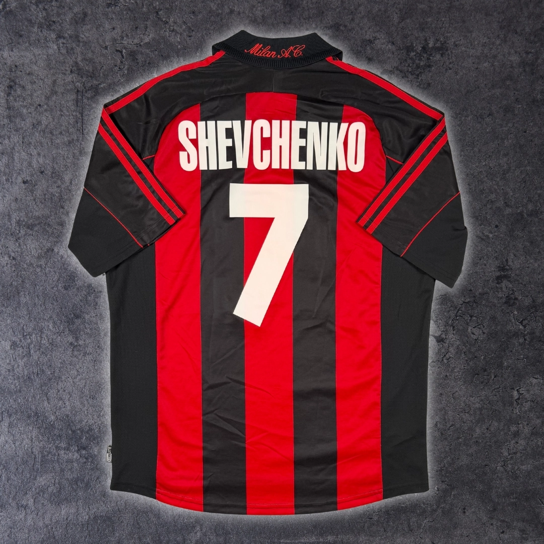 2000/02 AC Milan Domicile - Shevchenko 7 (L)