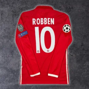 2016/17 Bayern Munich Domicile - Robben 10 *PRÉPARÉ / UCL* (M)