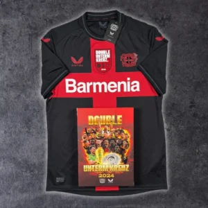 2023/24 Bayer Leverkusen Domicile *BOX DOUBLE CUP WINNERS* (L)